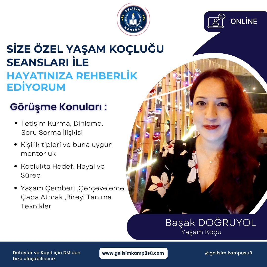 Yaşam Koçluğu -Canlı Seans