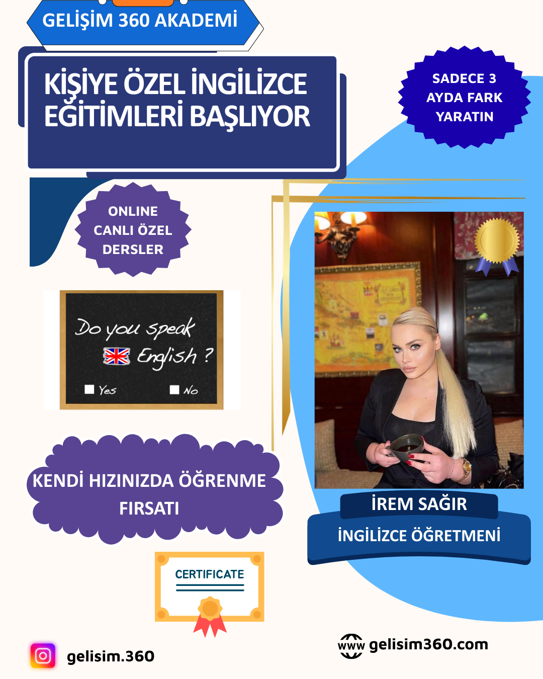 İNGİLİZCE EĞİTİMİ-CANLI ÖZEL DERS