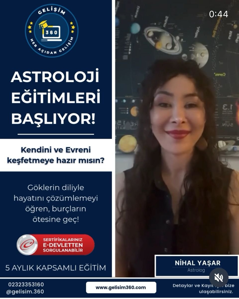 ASTROLOJİ EĞİTİMİ-CANLI DERS-5 AY