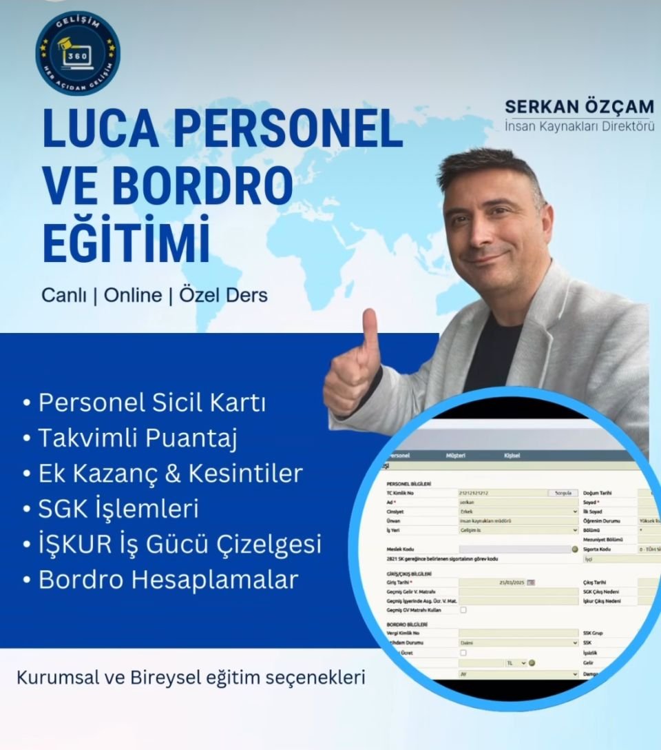 BORDRO UZMANLIĞI-ÖZEL DERS