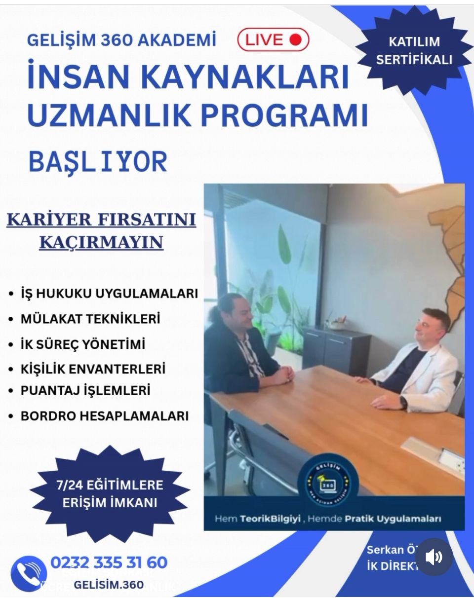 İnsan Kaynakları Uzmanlık Programı